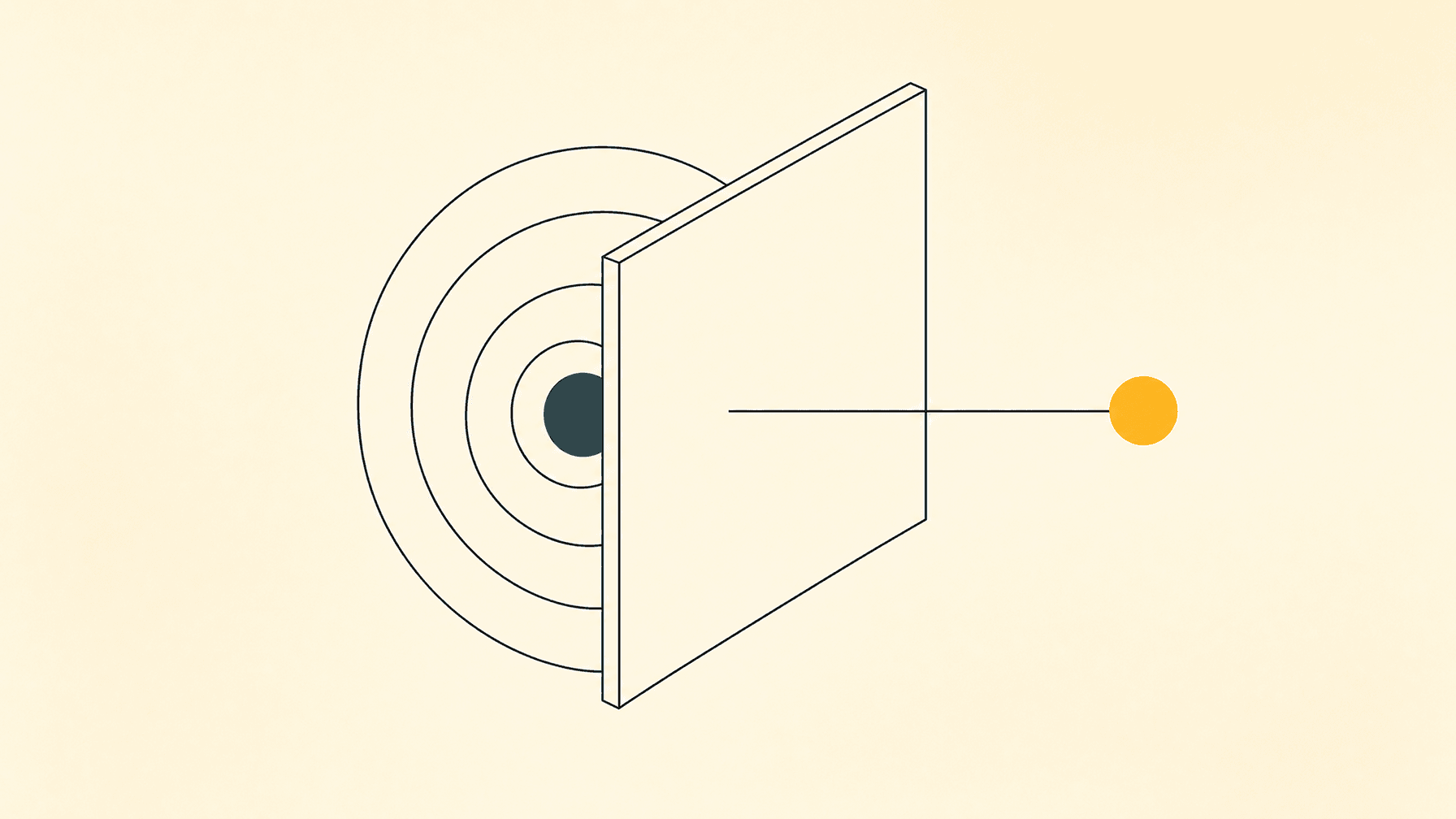Abstract geometric illustration about stopping debt collector calls