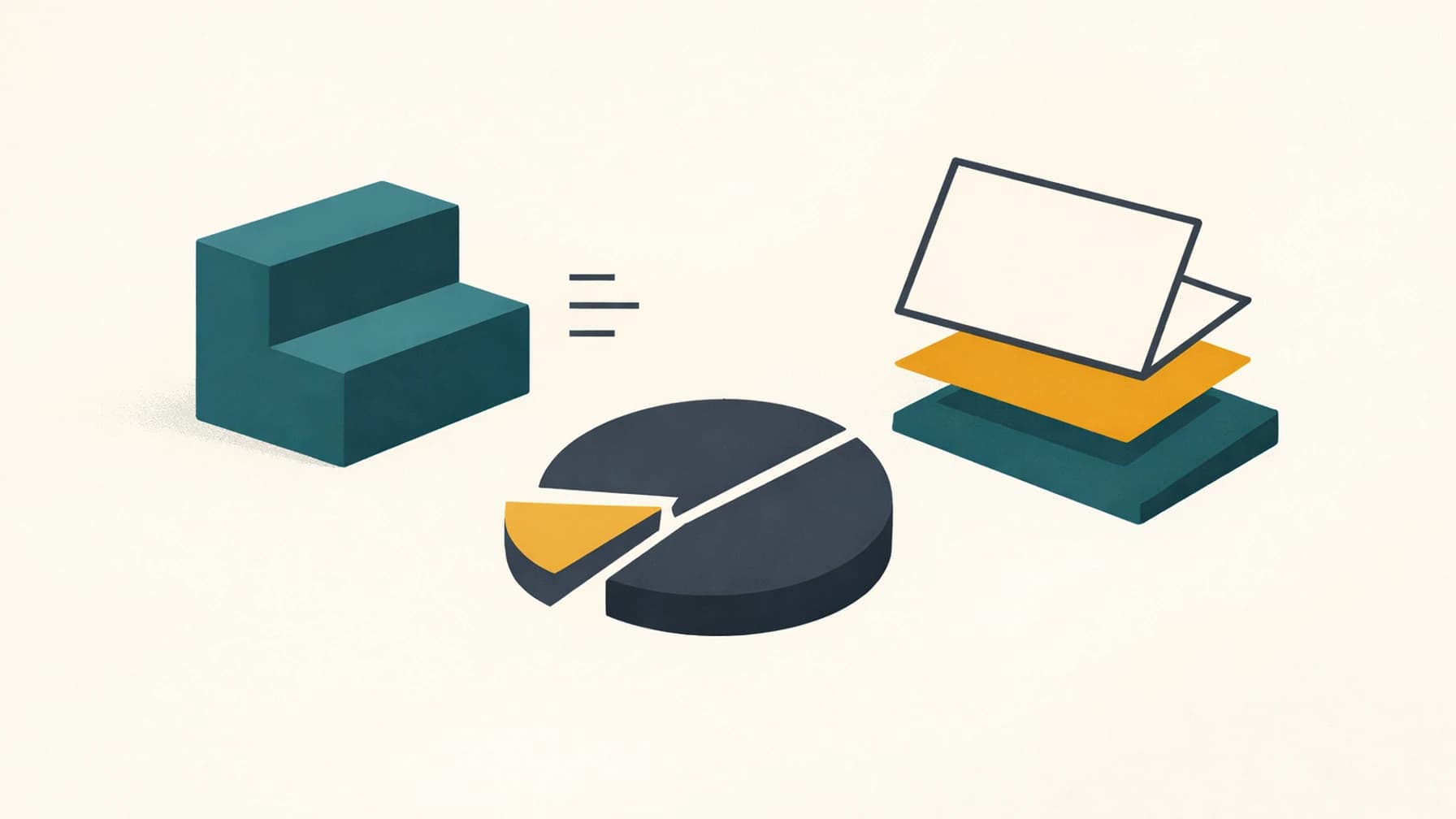 Modernist editorial illustration accompanying a guide on validating, settling, or defending against an LVNV Funding debt collection.