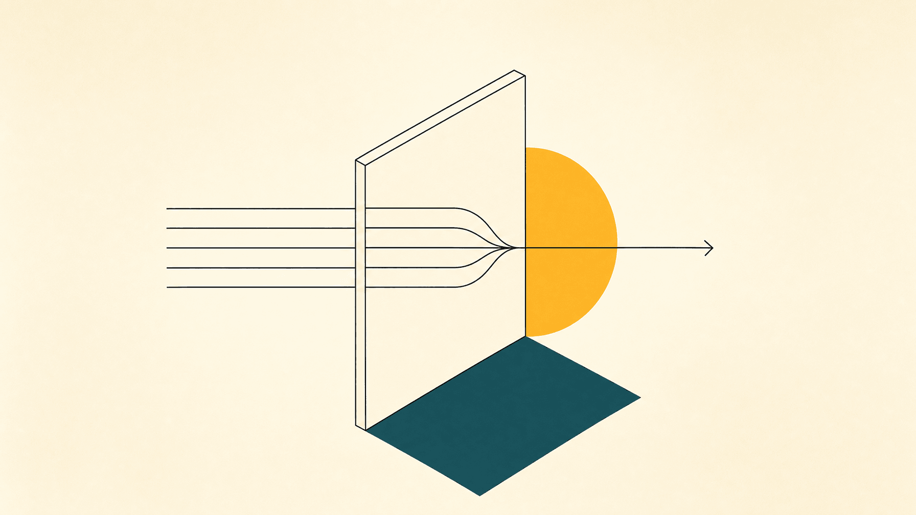 Abstract geometric illustration about debt collection rights